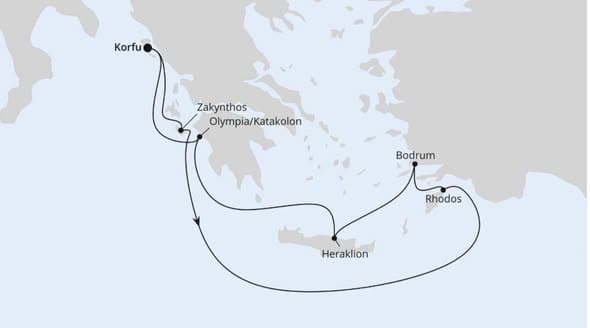 Griechenland & Mittelmeerinseln ab/bis Korfu - Bild 1