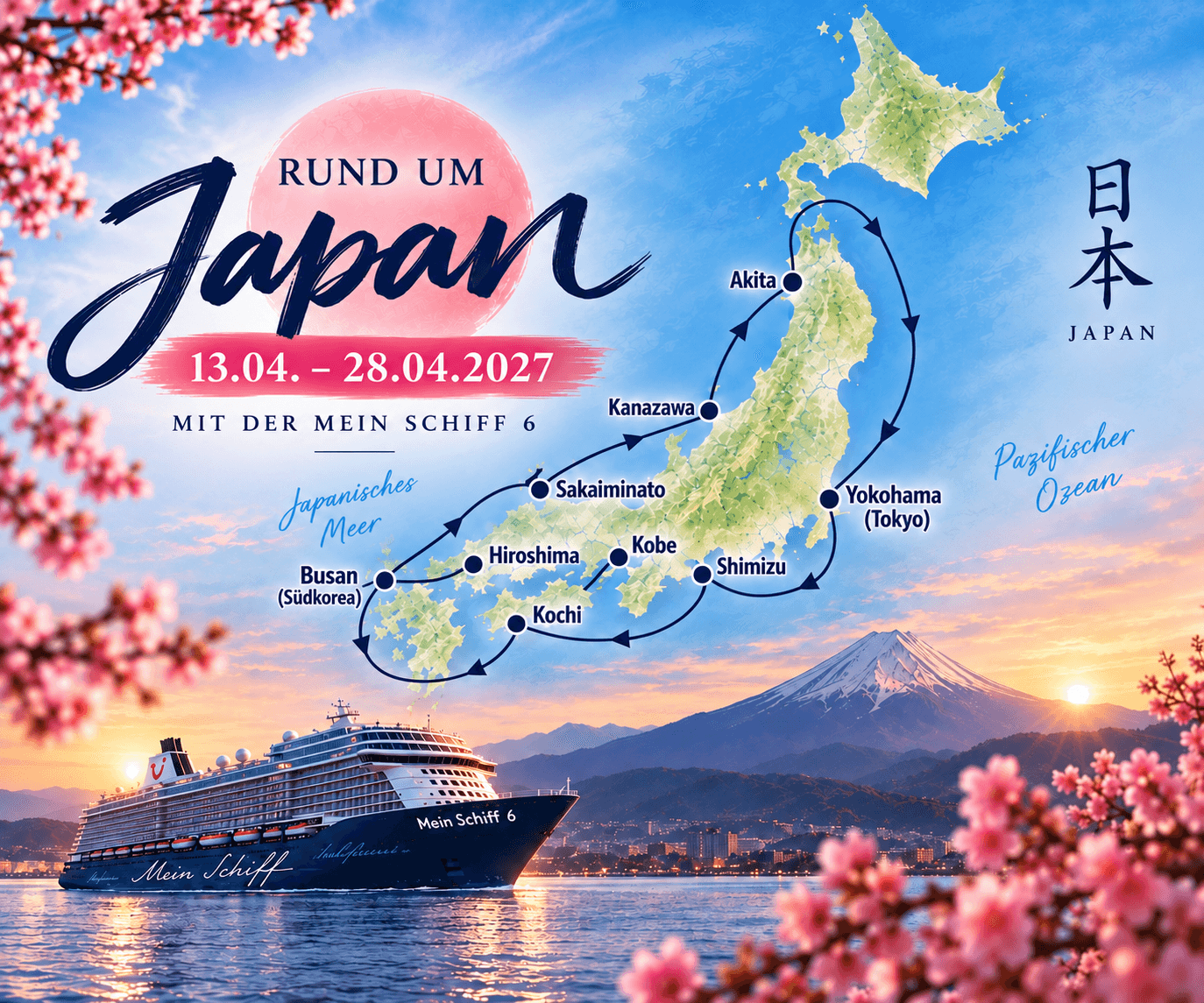 AUSGEBUCHT ❗️Rund um Japan - Bild 1