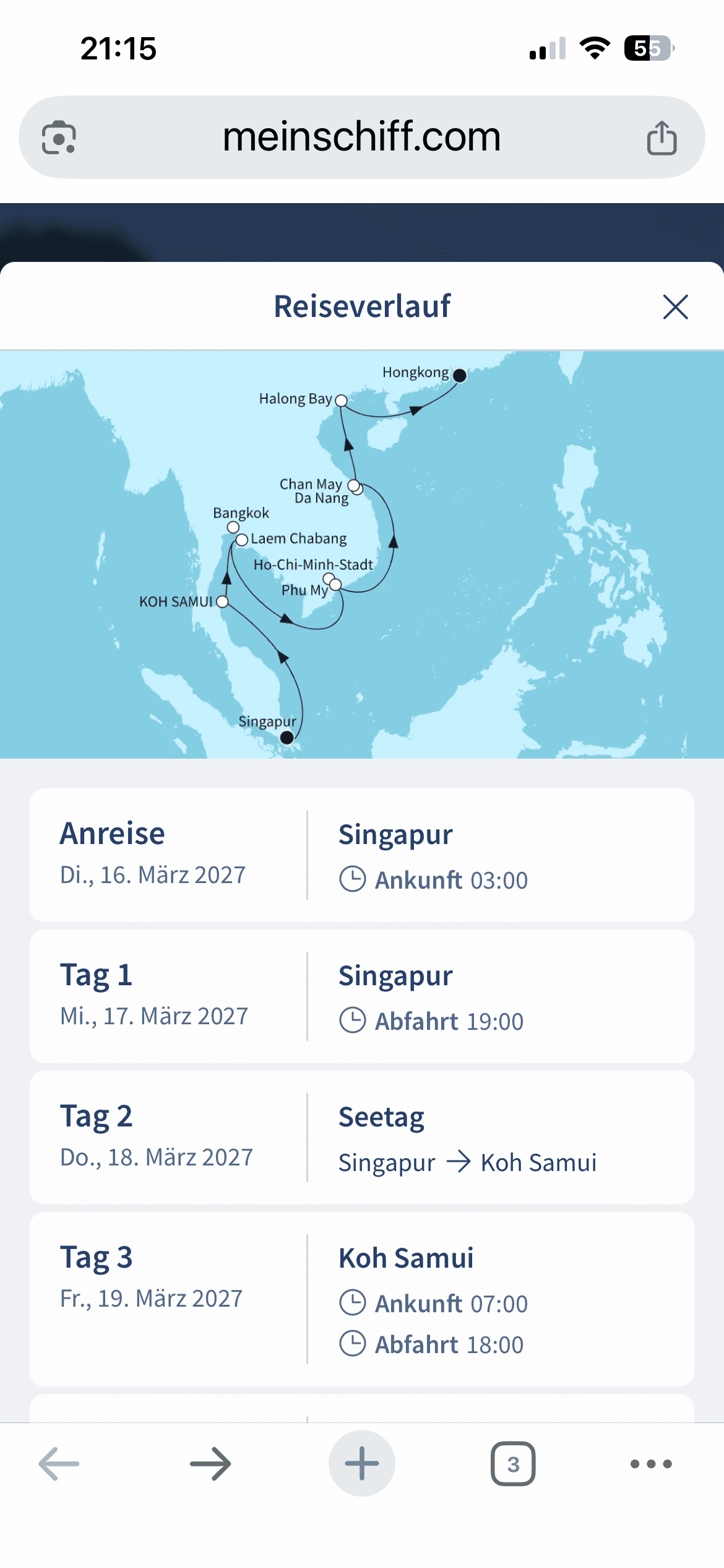 Singapur - Honkong - Bild 1