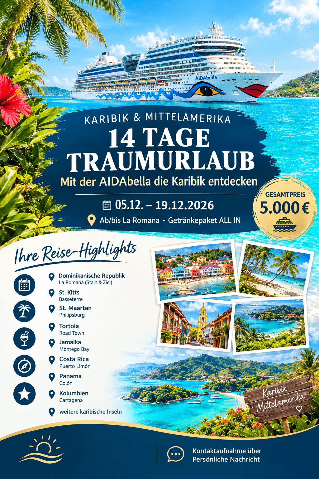 Karibik & Mittelamerika ab Dominikanische Republik - Bild 1
