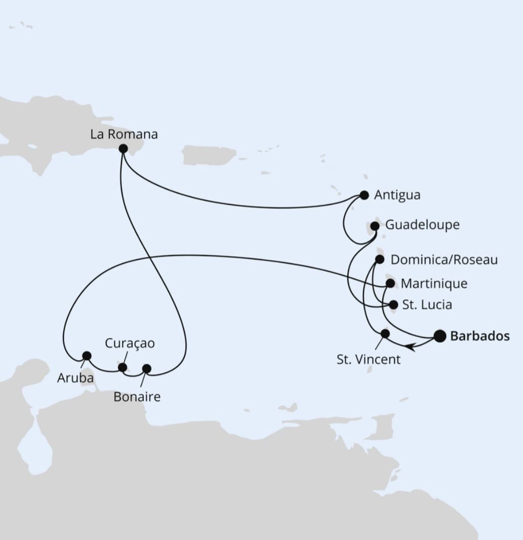 Karibische Inseln ab Barbados - Bild 1